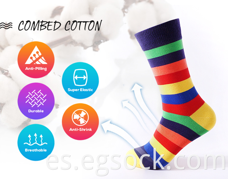 Men Women Combed Cotton Dress socks